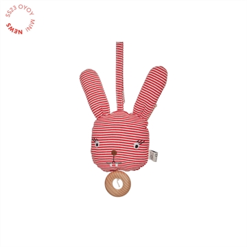 OYOY Rosy Rabbit Music Mobile Cherry Red